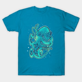 blue green octopus T-Shirt